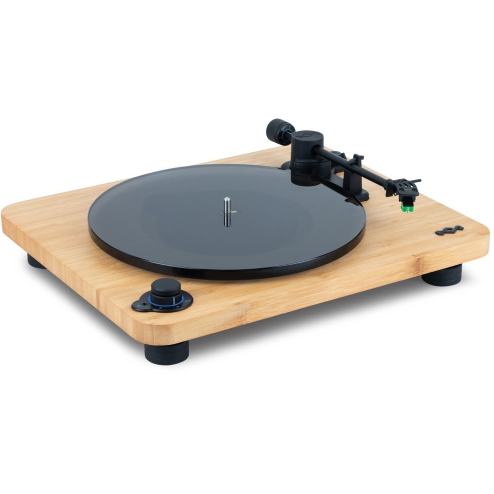 House of Marley Stir It Up Lux Vinyl Platter, Beige and Black