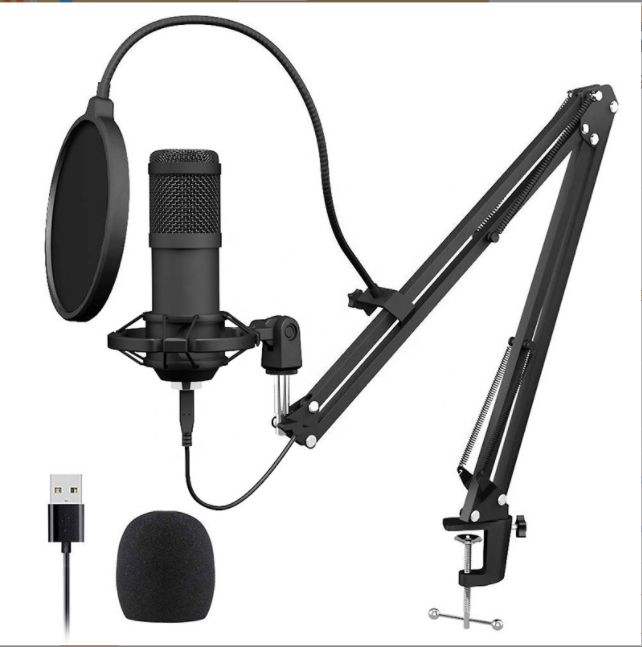 Kit de microphone USB de streaming LUWEITECH à condensateur cardioïde professionnel