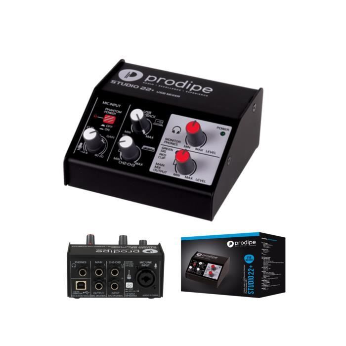 Interface audio USB Prodipe Studio 22+