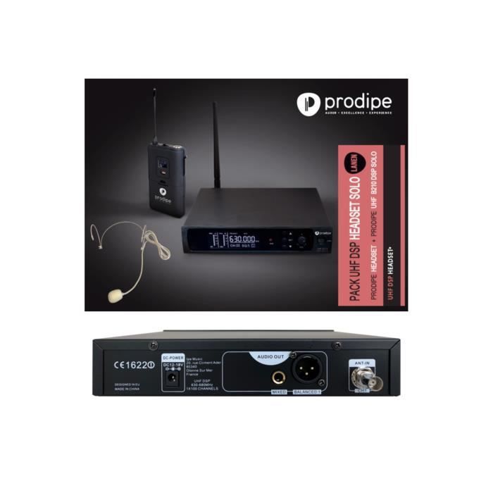 Micro sans fil Prodipe UHF B210 DSP Lavalier SOLO