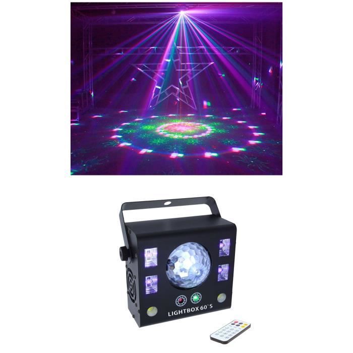 Boule magique Power - 15W RGBW - Effet UV - Rotative à 340°