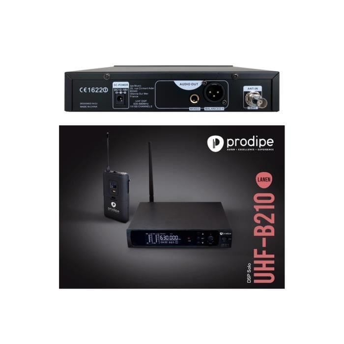 Prodipe B210 PRO Wireless Body Pack with LCD Screen - 100 DSP Frequencies