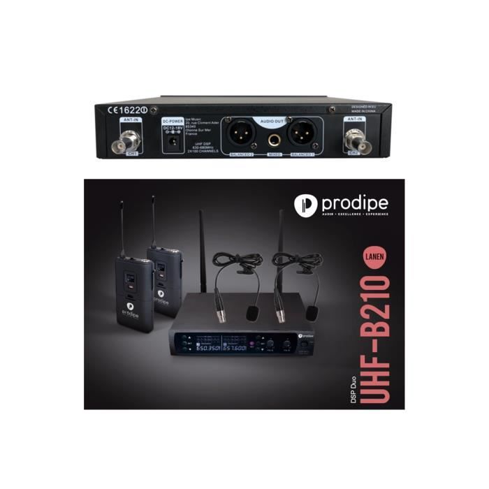 Micro sans fil Prodipe B210 - Lavalier UHF