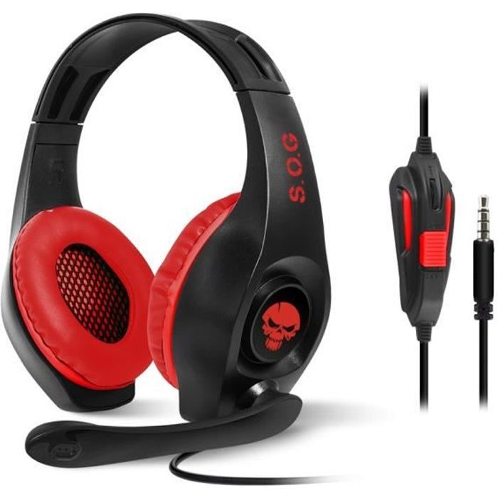 Spirit of Gamer PRO-NH5 40mm Gaming Headset with Microphone - 3.5mm Jack