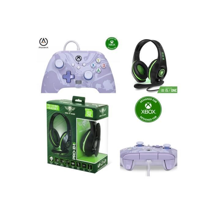 Kit Controlador Oficial - ESPÍRITU DE JUGADOR - PRO XH5 - Auricular de Juego - Xbox One/S/X - Con Cable - Circumaurales