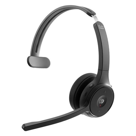 Cisco Headset 721 - Bluetooth Over-Ear Headphone - Charcoal Black