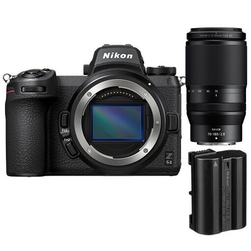 Cámara sin espejo Nikon Z6 II + Objetivo NIKKOR Z 70-180mm f/2.8 + Batería EN-EL15c