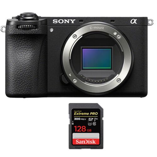 Sony a6700 Mirrorless Camera + SanDisk 128GB Extreme Pro SDXC UHS-II Card