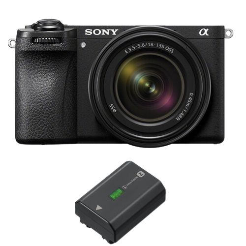 Sony a6700 Mirrorless Camera + Sony E 18-135mm F 3.5-5.6 OSS Lens + Sony NP-FZ100 Battery