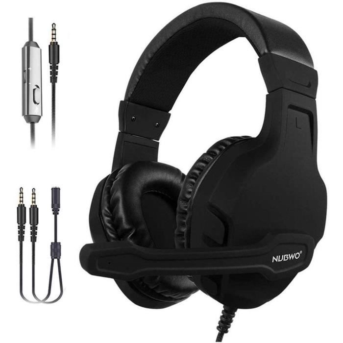 NUBWO Gaming Headset - Noise Cancellation - Stereo Microphone - Wired