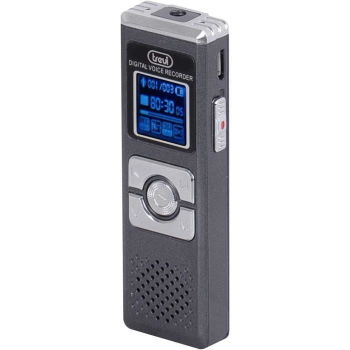 Trevi Digital Voice Recorder DR-437 SA - 8GB - Built-in Speaker - Compact