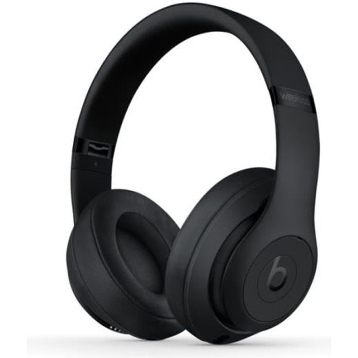 Beats Studio3 Wireless Headphones, Black Matte