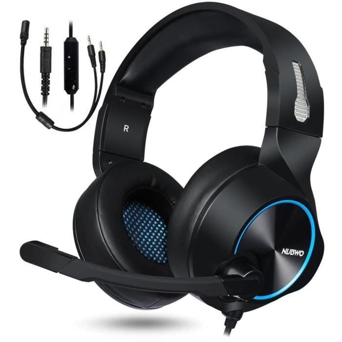 NUBWO Gaming Headset - PS4/Xbox One - Stereo 3D Audio - Microphone - Comfortable & Noise-Cancelling