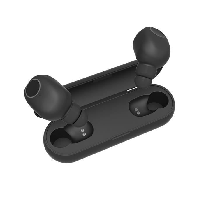 MOONMINI Bluetooth Headset Q1 - Black - In-Ear - 33 Hours Battery Life - Wireless