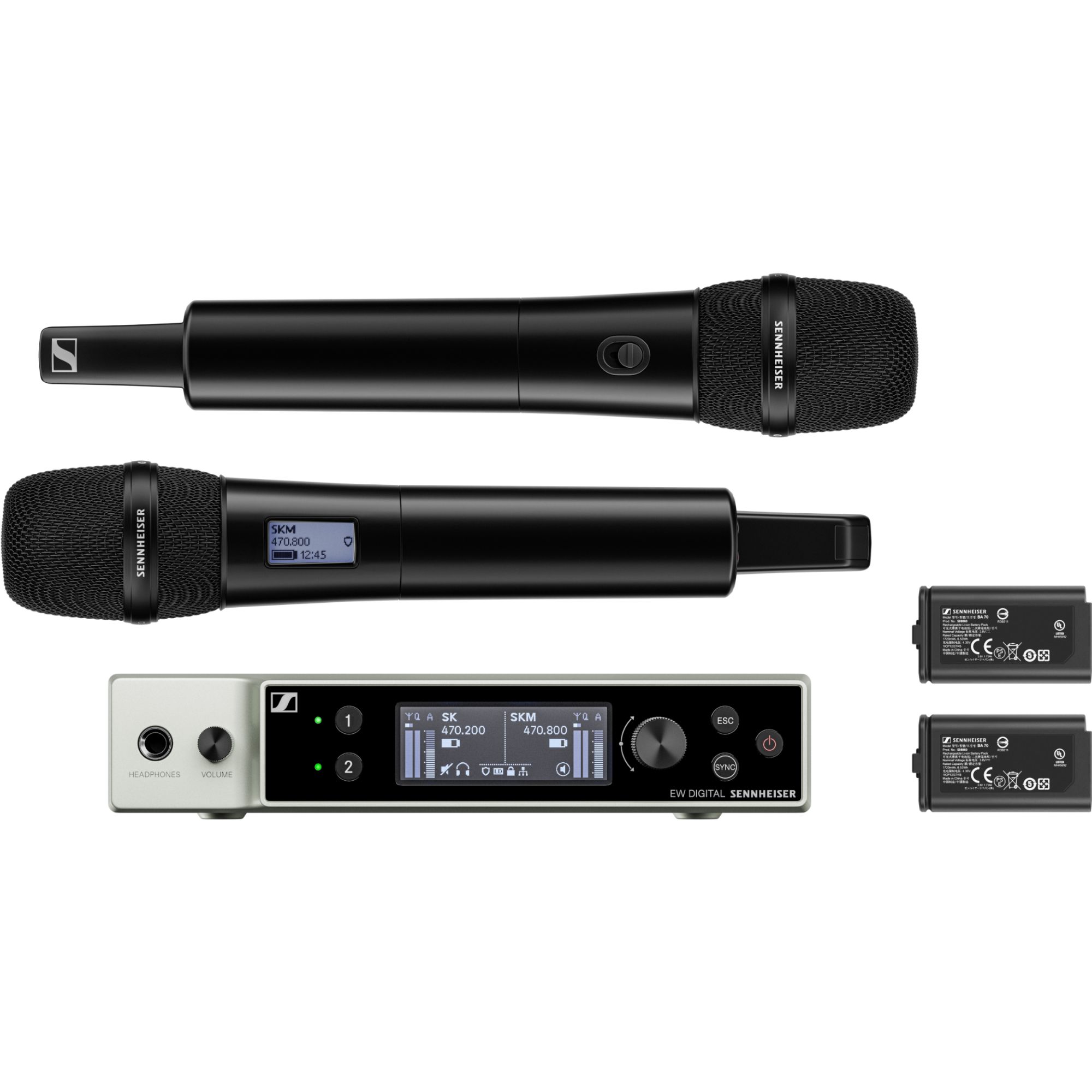 Sennheiser EW-DX 835-S Wireless Microphone Set (S2-10, 614.2 - 693.8 MHz)