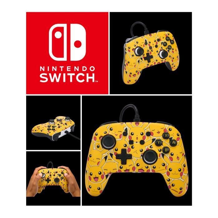 Controlador filar oficial Pokémon Pikachu Moods para Nintendo Switch
