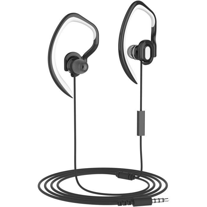 HEADPHONES In-Ear Headphones - Sweatproof - Wired - Neck Strap