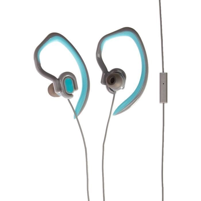 HEADPHONES Sport In-Ear Headphones - Blue - Wired - Sweatproof - Neck Strap