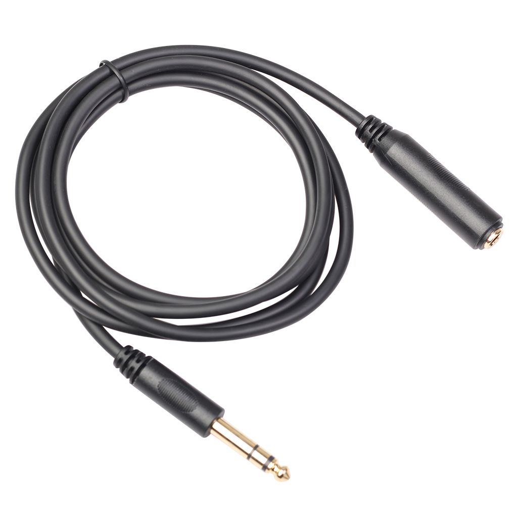 Cable de audio UniversalHouse de 3 metros, cable estéreo continuo de extension universal con conectador inyectado en oro para mezclador/guitarra eléctrica