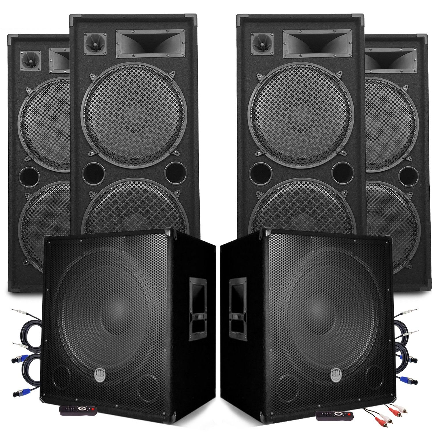 Gefroy BM Sonic Mega Basses Sound System Package