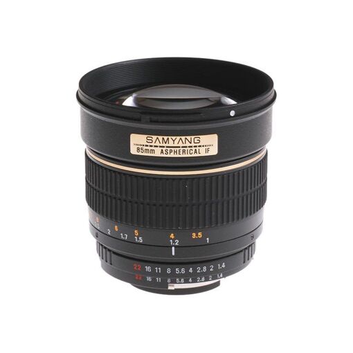 Objectif Samyang 85 mm f/1.4 AS Phérique IF pour monture Nikon F