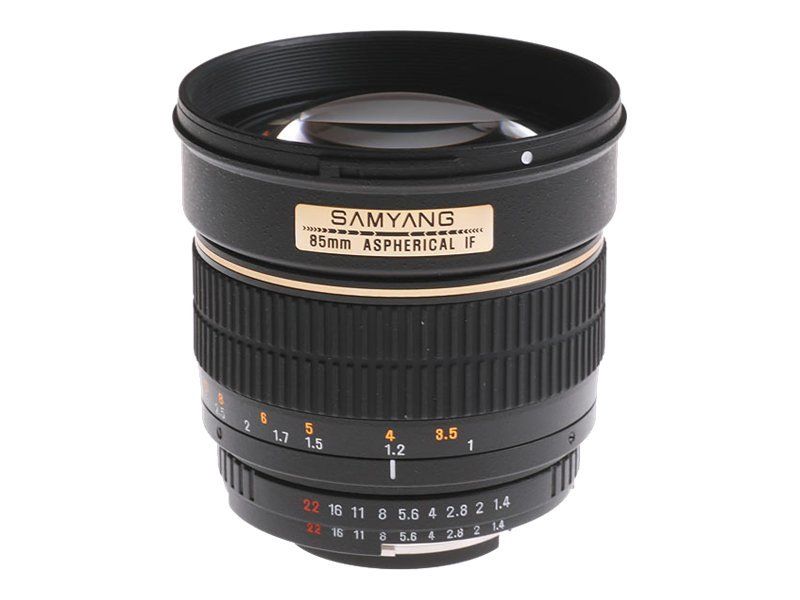 Samyang 85mm f/1.4 Aspherical IF Lens for Nikon F Mount