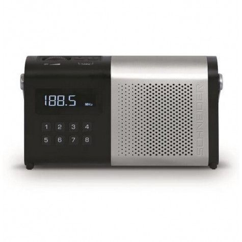 Schneider Movimo SC170ACL Portable Radio (Silver/Black)