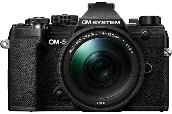 OM System Hybrid Camera OM-5 Black + ED 14-150mm F/4-5.6 II MSC Lens