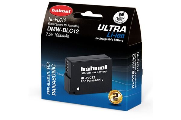 Hahnel Ultra Li-ion Battery DMW-BLC12 for Panasonic Lumix G80, G7, FZ300, and FZ2000