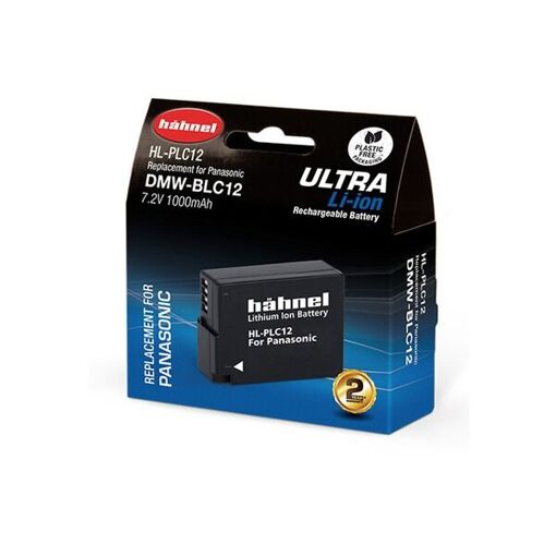 Batería Hahnel Ultra Li-ión DMW-BLC12 para Panasonic Lumix G80, G7, FZ300 y FZ2000