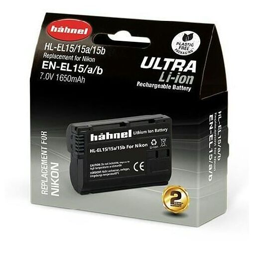 Batería Hahnel Ultra EN-EL15C para Nikon Z6II, Z7II, D850 y D780