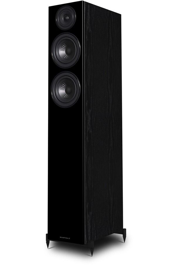 Wharfedale Diamond 12.4 Speaker (Black, Single)
