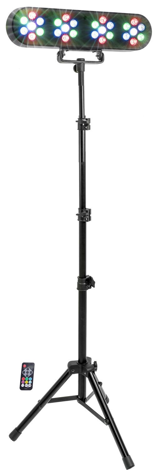 Party 4-Pack LED Par Can with Stand and Remote