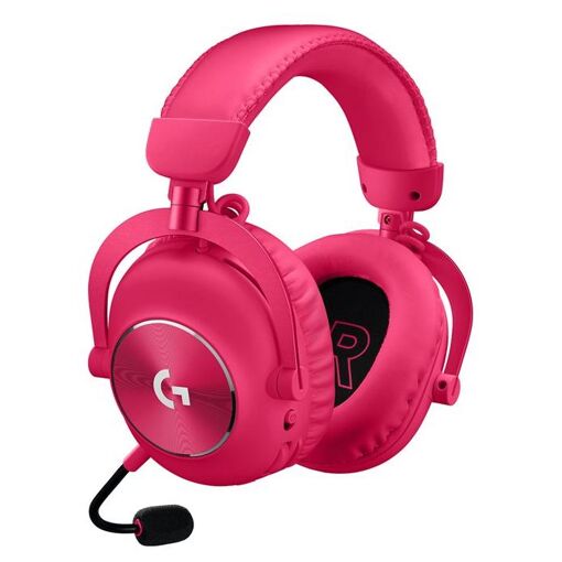 Auriculares Logitech G Pro X 2 - Inalámbricos/Bluetooth - Circunvalar - Rosa
