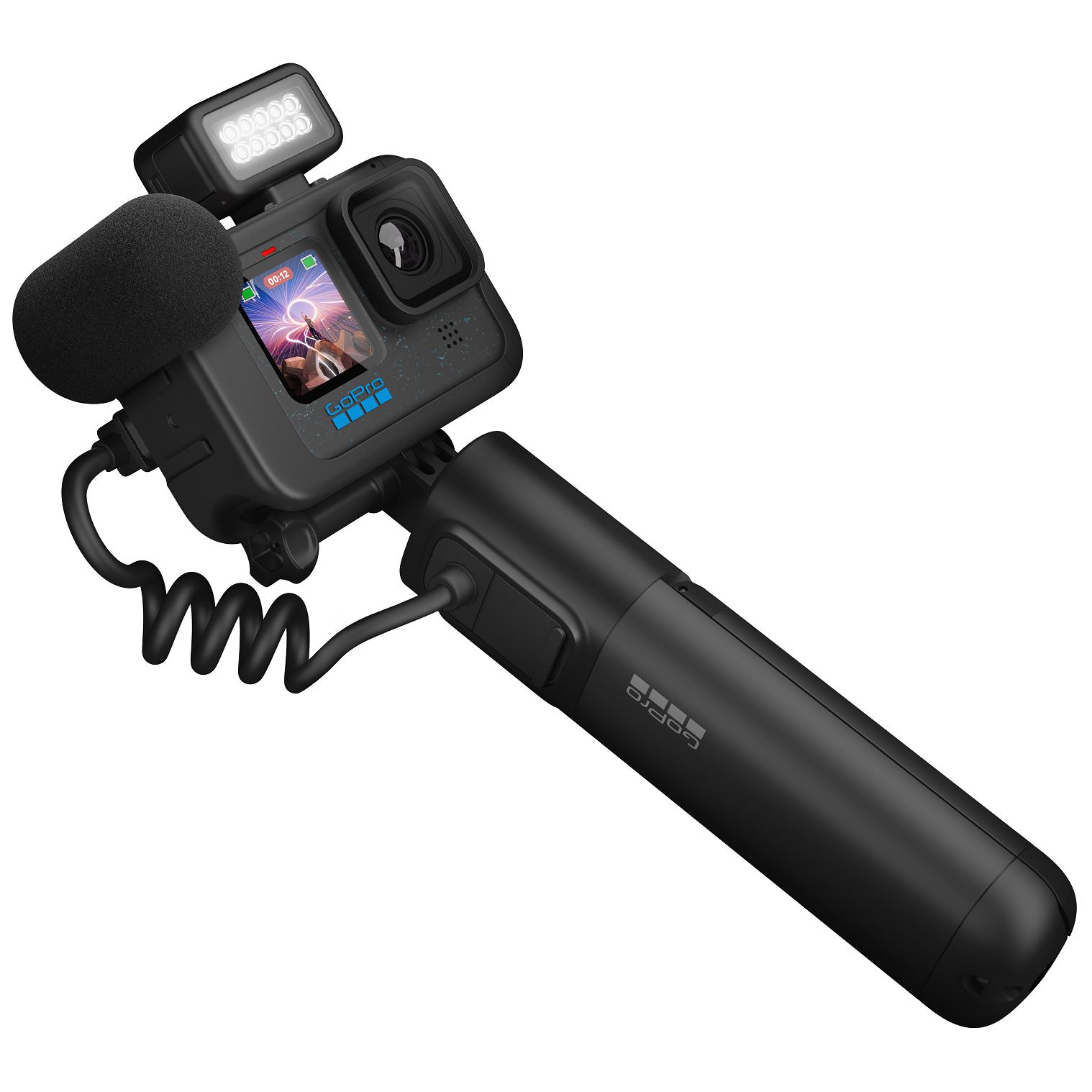 GoPro HERO12 Black Creator Camera - 5.3K/60fps - 27MP - Wi-Fi, Bluetooth