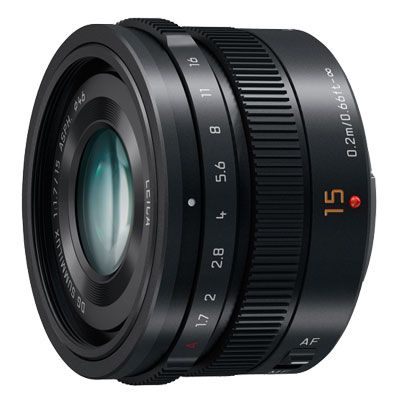 Panasonic Lumix 15mm f/1.7 Asph. Leica DG Summilux Black