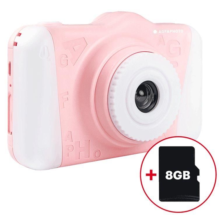 AgfaPhoto Realikids Cam 2 - Appareil photo numérique - compact - 12.0 MP - 720 p - rose