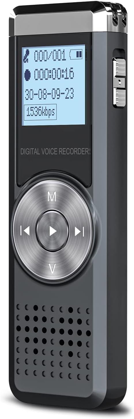 UniversalHouse Digital Dictation Recorder 16GB