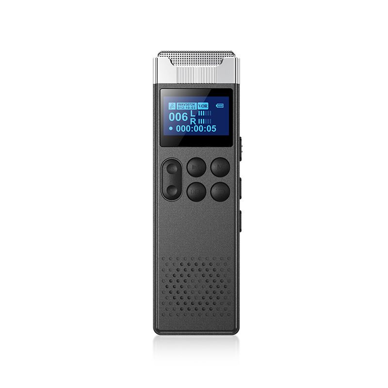 UniversalHouse Digital Recorder with Playback, 16GB USB Rechargeable MP3 Dictation Recorder
