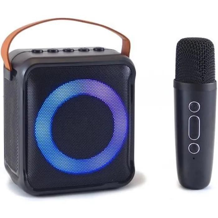 Altavoz karaoke mini Bluetooth Inovalley (Negro)