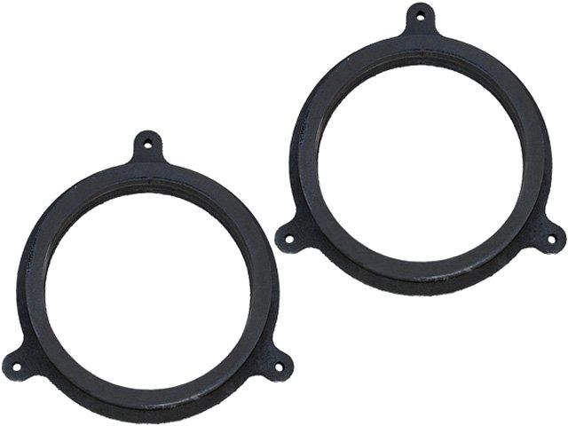 ADNAuto 2 Wood MDF Speaker Adaptors 165mm - Impregnated - Megane