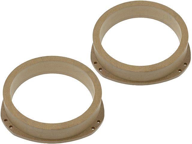 2 supports de haut-parleur ADNAuto, 165 mm en bois MDF imprégné et vernis - compatible Astra