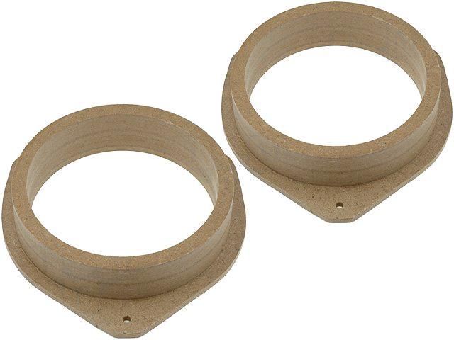 ADNAuto Wood MDF Speaker Adaptors 165mm - Impregnated and Varnished