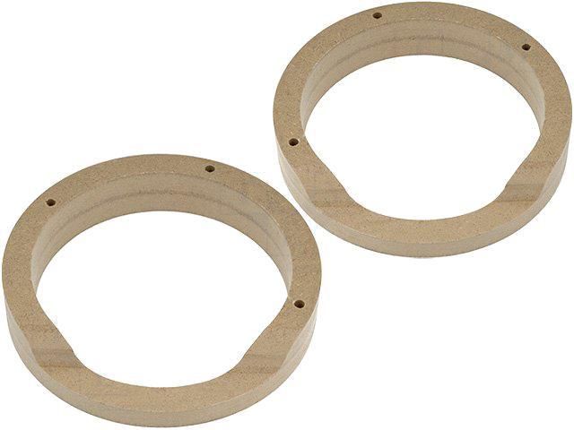 2 supports de haut-parleur ADNAuto 165 mm en bois MDF imprégné et vernis - Ford Escort