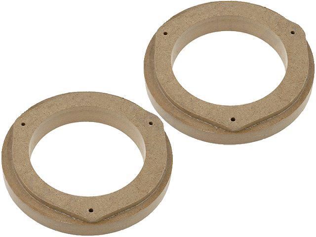 ADNAuto 2 Speaker Brackets, 130mm MDF Wood - Impregnated/Varnished - Lanos
