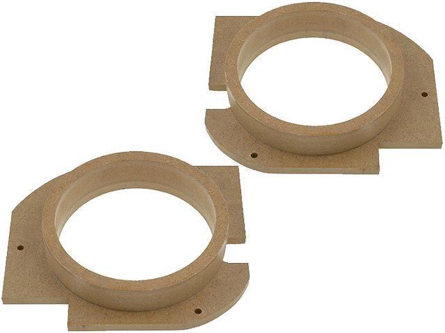 Adaptateurs de haut-parleur ADNAuto Octavia 165 mm en bois MDF imprégné et vernis