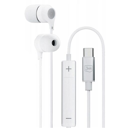 3MK Wired USB-C Headphones, Earbuds