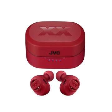 JVC Bluetooth Earbuds HA-XC50TRU Red (4hr, Wireless), Headphones, Black