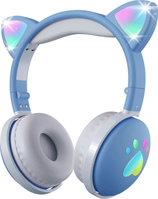 Casque audio sans fil Mozo Kid Dog (15 heures, Bleu)