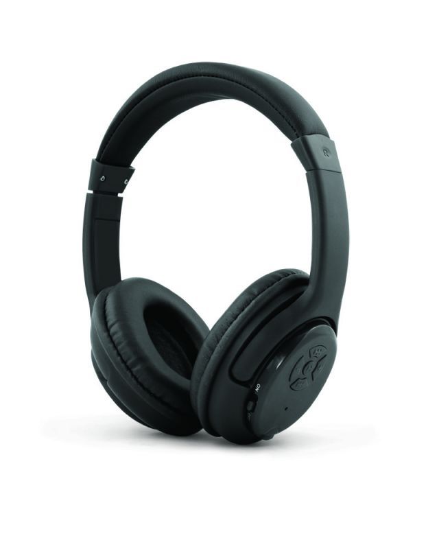 Esperanza Libero EH163K Wireless Headphones (No Noise Cancellation, 10h Battery, Bluetooth 3.0, Black)